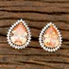 Cubic Zirconia Tops With 2 Tone Plating