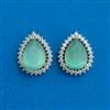 Cubic Zirconia Tops With 2 Tone Plating
