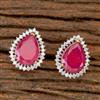 Cubic Zirconia Tops With 2 Tone Plating