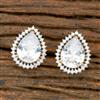 Cubic Zirconia Tops With 2 Tone Plating