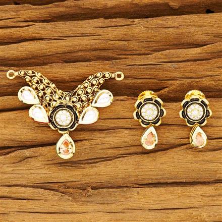 Kundan Classic Mangalsutra with gold plating