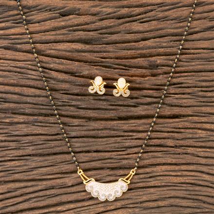 Cz Classic Mangalsutra with Gold Plating