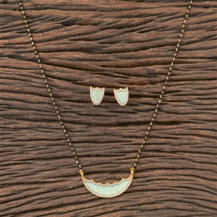 Cz Classic Mangalsutra With Gold Plating