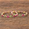 Cz Classic Bangles With Gold Plating