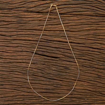 Cz Delicate Chain With 2 Tone Plating