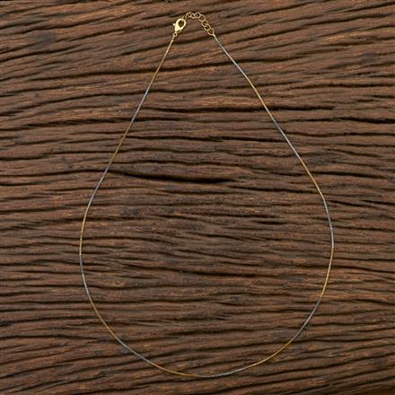 Buy Cz Delicate Chain With 2 Tone Plating 409269 | Kanhai Jewels