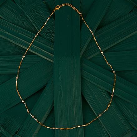 Buy Cz Delicate Chain With 2 Tone Plating 409937 | Kanhai Jewels