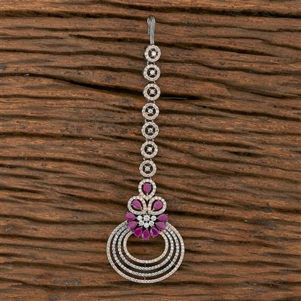 Cz Classic Tikka With Black Rose Plating