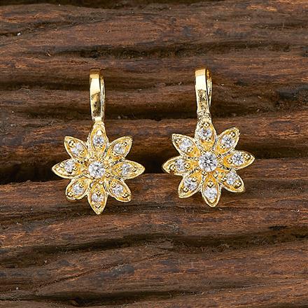 Cz Delicate Nose Ring With Gold Plating