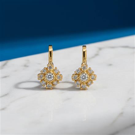 Cz Delicate Nose Ring With Gold Plating