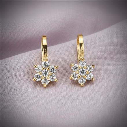 Cz Delicate Nose Ring With Gold Plating