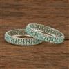 Cz Classic Bangles With Rhodium Plating
