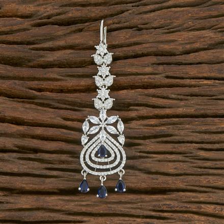 Cz Classic Tikka With Rhodium Plating