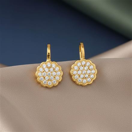 Cz Delicate Nose Ring With Gold Plating