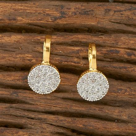 Cz Delicate Nose Ring With 2 Tone Plating