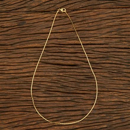 Cz Delicate Chain With Gold Plating