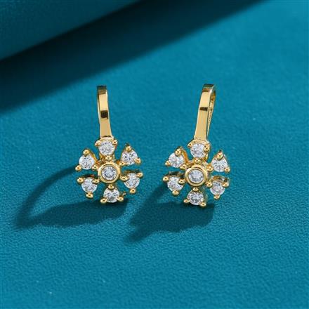 Cz Delicate Nose Ring With Gold Plating