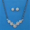 American Diamond Classic Mangalsutra with 2 Tone Plating