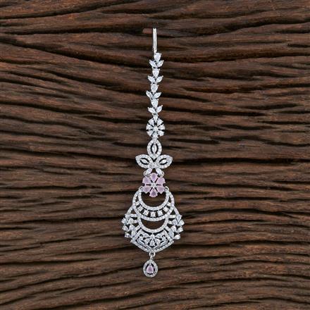 Cz Classic Tikka With Rhodium Plating