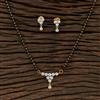 Cz Classic Mangalsutra With 2 Tone Plating