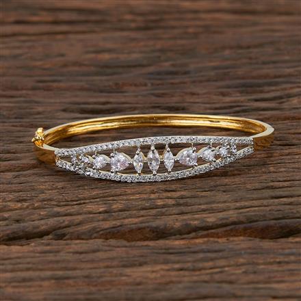 Cz Classic Kada With 2 Tone Plating