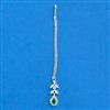 Cz Delicate Tikka With Rhodium Plating