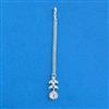 Cz Delicate Tikka With Rhodium Plating