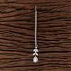 Cz Delicate Tikka With Rhodium Plating