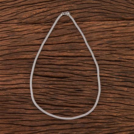 Cz Classic Chain With Rhodium Plating