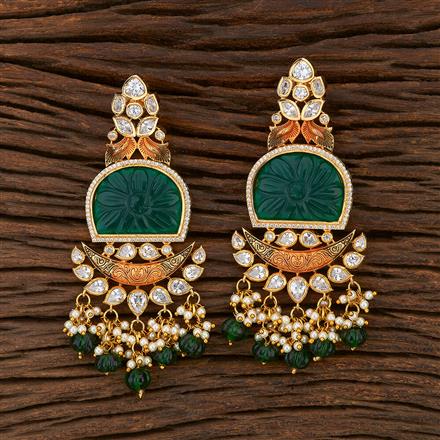 Cz Fusion Earring With Gold Plating