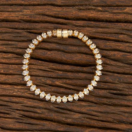 Cz Delicate Bracelet With Gold Plating