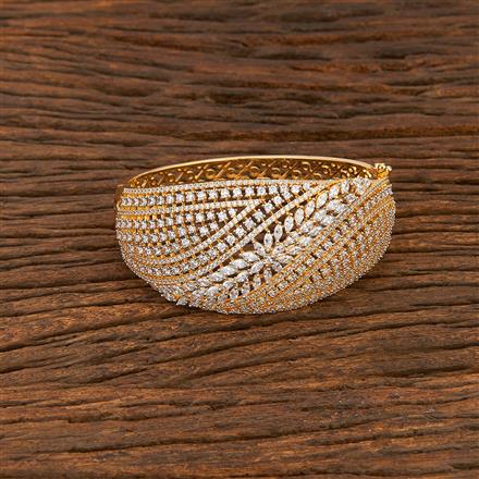 Cz Broad Kada With 2 Tone Plating