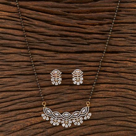 Cz Classic Mangalsutra With 2 Tone Plating