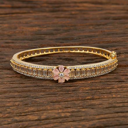 Cz Classic Kada With Gold Plating