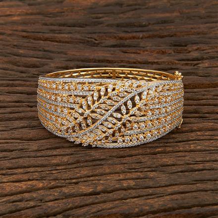 Cz Broad Kada With 2 Tone Plating