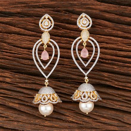 Cz Jhumki With 2 Tone Plating