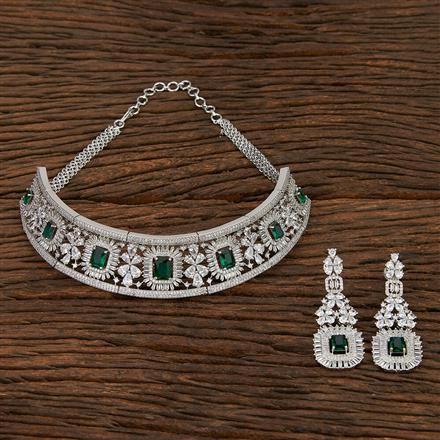 Cz Mukut With Rhodium Plating