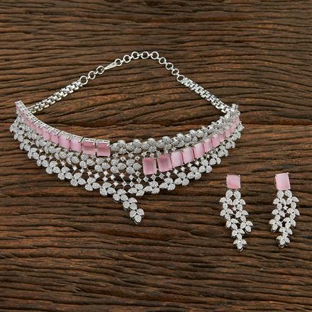 Cz Mukut With Rhodium Plating