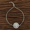 Cz Delicate Bracelet With Rhodium Plating