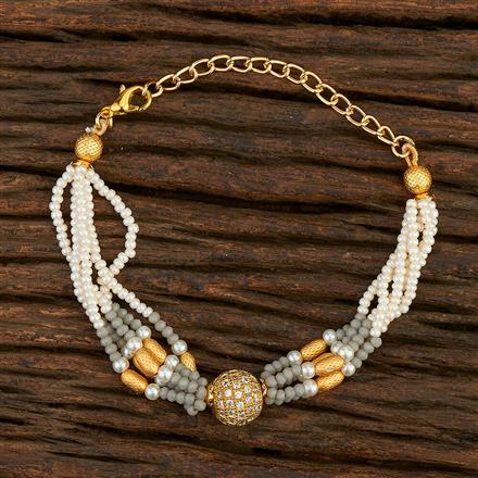 Cz Delicate Bracelet With Gold Plating