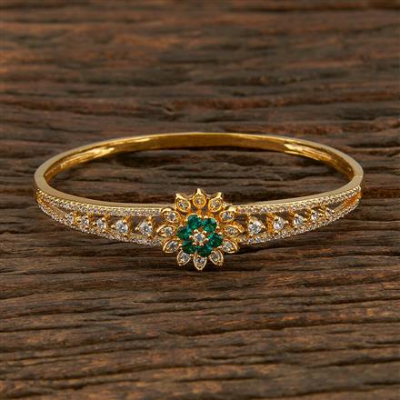 Cz Classic Kada With Gold Plating