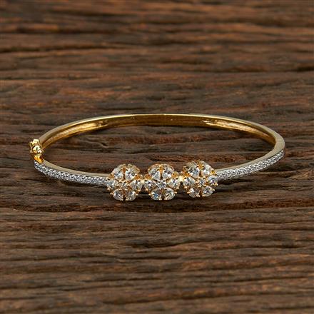 Cz Classic Kada With 2 Tone Plating