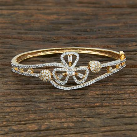 Cz Classic Kada With 2 Tone Plating