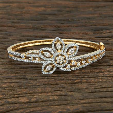 Cz Classic Kada With 2 Tone Plating