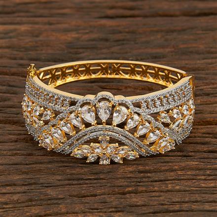 Cz Broad Kada With 2 Tone Plating