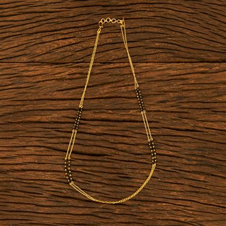 Cz Mangalsutra Chain With Gold Plating