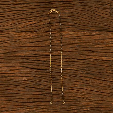 Cz Mangalsutra Chain With Gold Plating