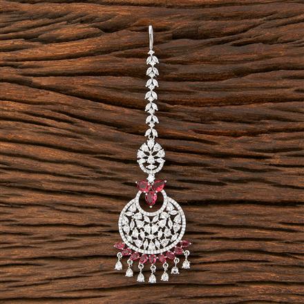 Cz Chand Tikka With Rhodium Plating