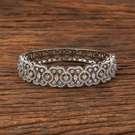 Cz Classic Kada With Black Plating