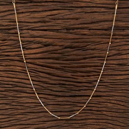 Cz Delicate Chain With 2 Tone Plating